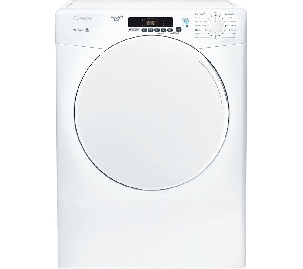 CANDY CSV 9DF WiFi-enabled 9 kg Vented Tumble Dryer - White, White