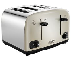 RUSSELL HOBBS Cavendish 24091 4-Slice Toaster - Cream