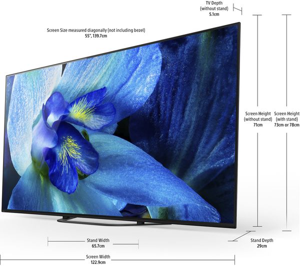 4548736095922 Sony Kd55ag8bu 55 Smart 4k Ultra Hd Hdr Oled Tv With