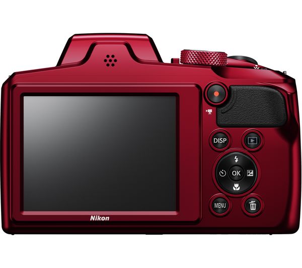 VQA091EA - NIKON COOLPIX B600 Bridge Camera - Red - Currys Business