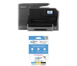HP OfficeJet Pro 8715 All-in-One Wireless Inkjet Printer with Fax & Instant Ink £25 Prepaid Card Bundle