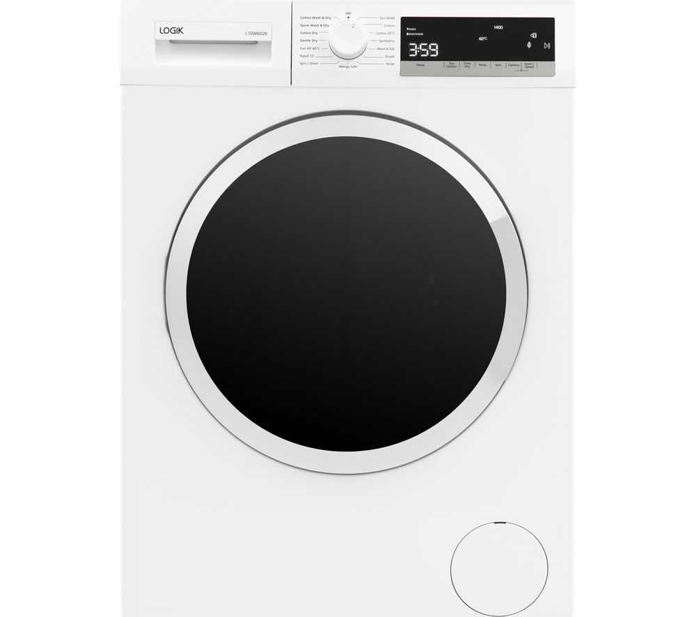 LOGIK L10W6D20 10 kg Washer Dryer - White, White