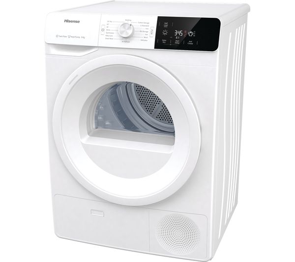 Dhge901 - Hisense Essential Dhge901 9 Kg Heat Pump Tumble Dryer - White 