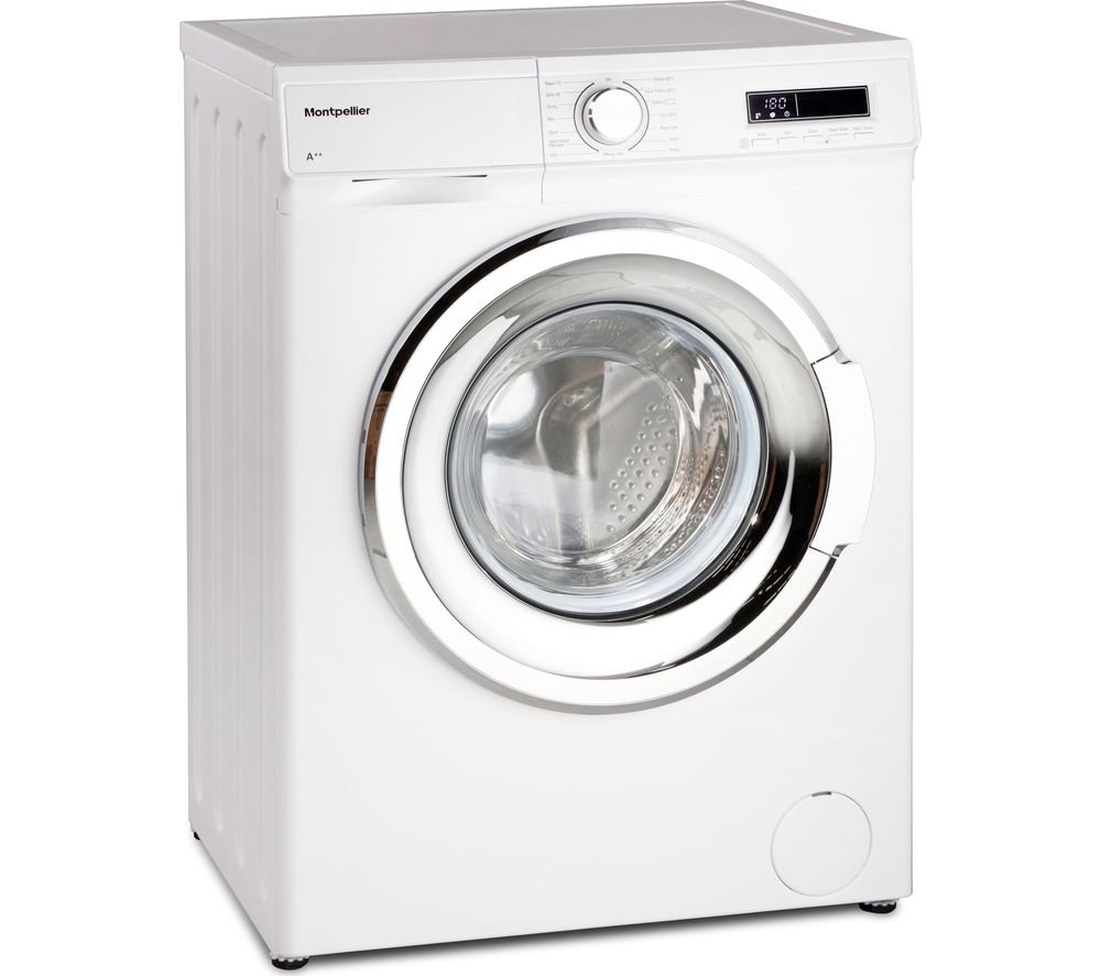 MONTPELLIER MW7141W 7 kg 1400 Spin Washing Machine - White, White