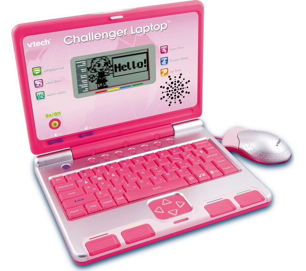 Challenger Kids Laptop - Pink