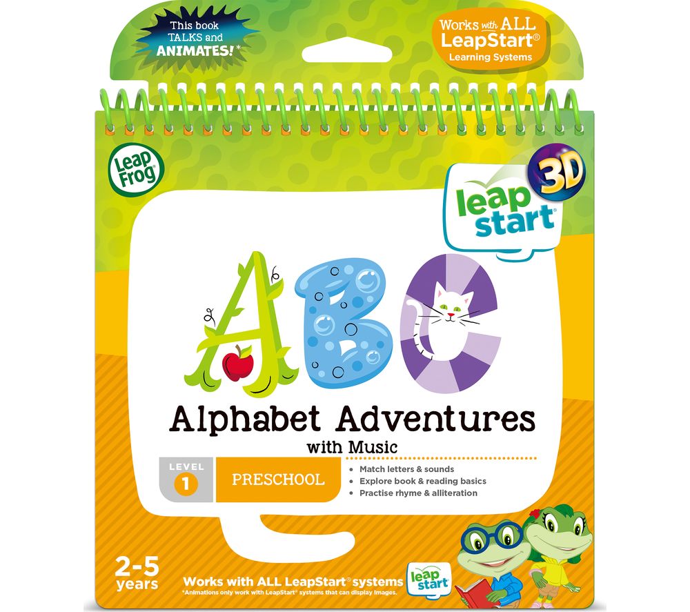 LeapStart 3D Alphabet Adventures Activity Book