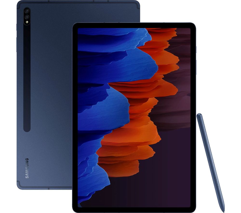SAMSUNG Galaxy Tab S7 Plus 12.4" Tablet - 128 GB, Mystic Navy