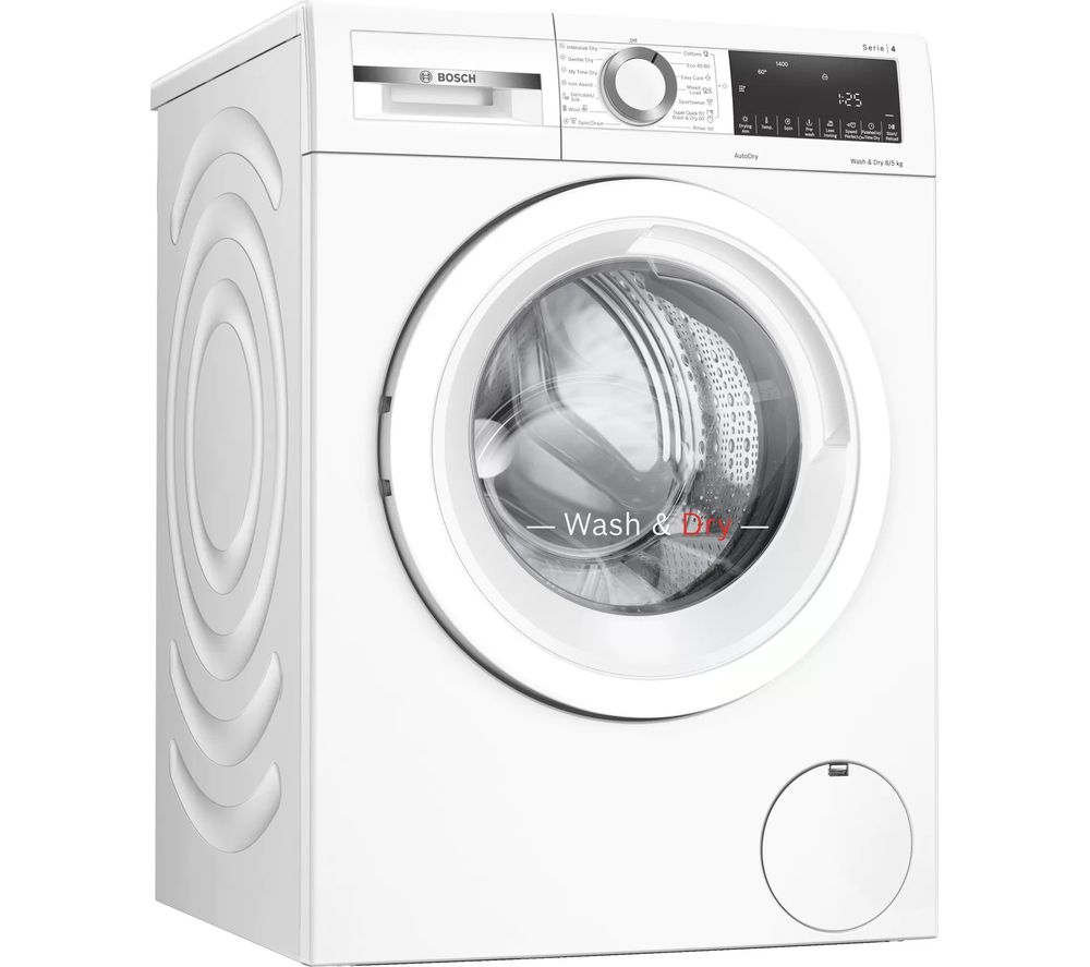 Series 4 WNA134U8GB 8 kg Washer Dryer - White