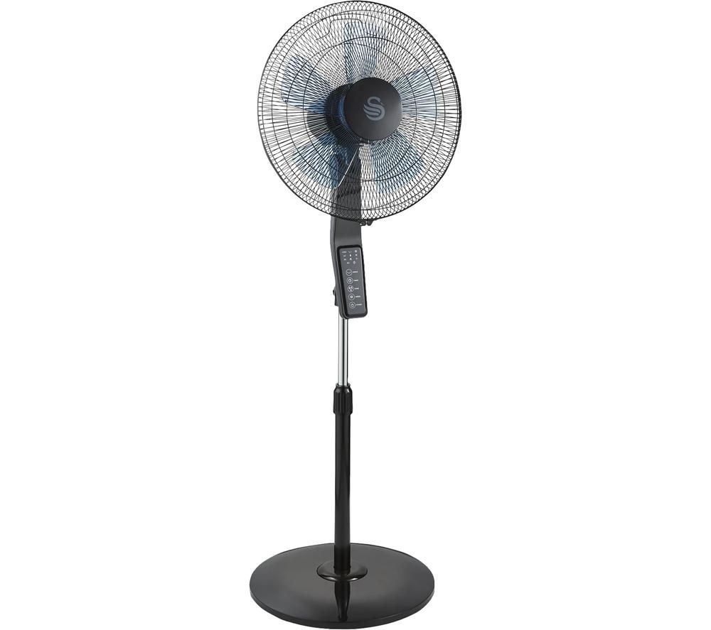 SWAN Activair Silence SFA23010N 16" Pedestal Fan - Black