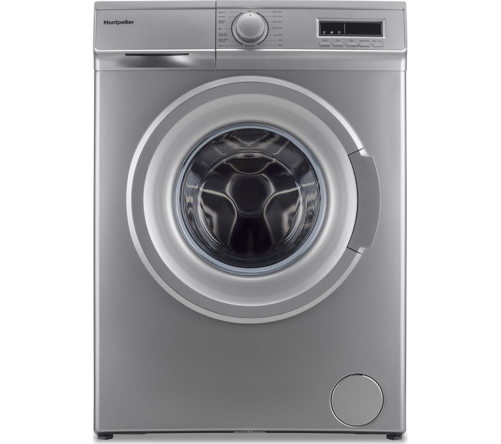 MONTPELLIER MW7141S 7 kg 1400 Spin Washing Machine - Silver