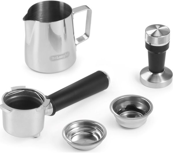 0132106240 DELONGHI Dedica Metallic EC785M Coffee Machine Grey