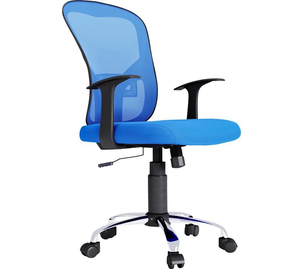 Tampa Mesh Tilting Operator Chair - Blue