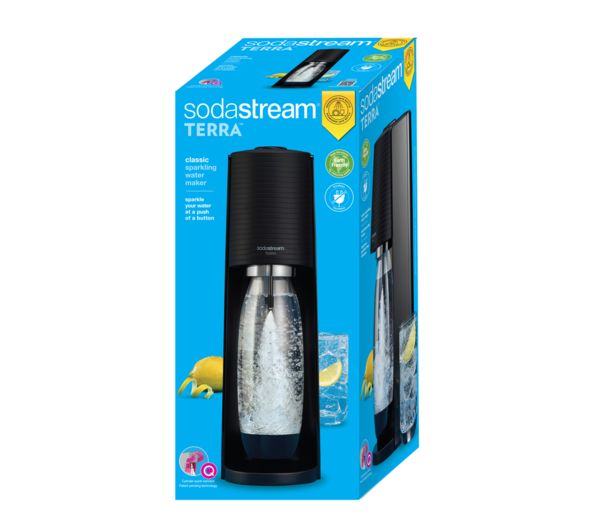 1012811441 SODASTREAM Terra Sparkling Water Maker Black Currys
