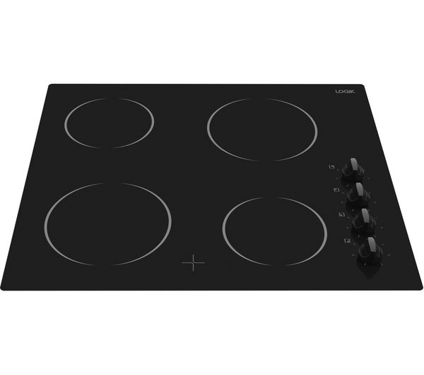  LOGIK LCHOBKN22 59 cm Electric Ceramic Hob Black Currys Business