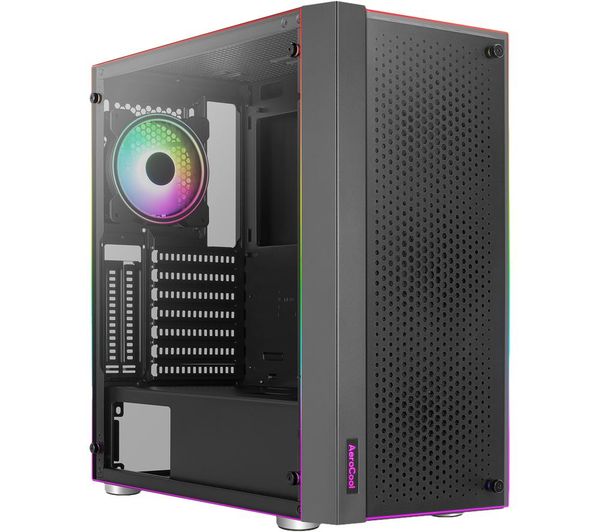 Aerocool Skribble Atx Mid Tower Pc Case Black