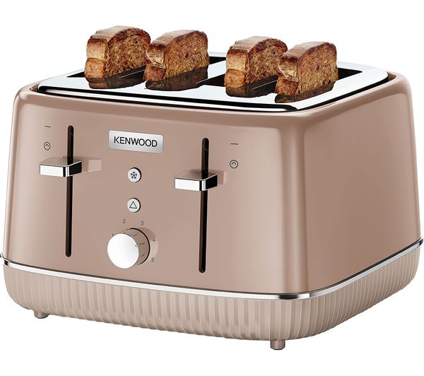 Kenwood Elegancy Tfp10a0bw 4 Slice Toaster Mocha