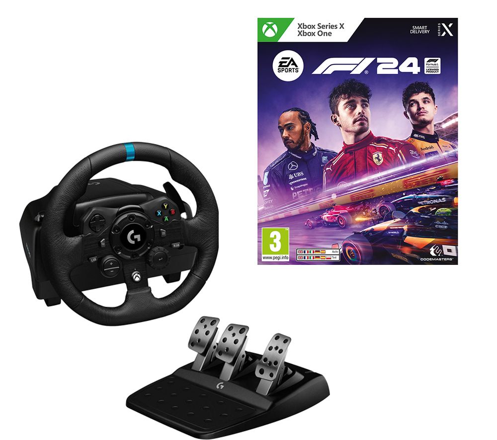 G923 Xbox & PC Racing Wheel & Pedals & EA Sports F1 24 Bundle - Xbox One & Series X