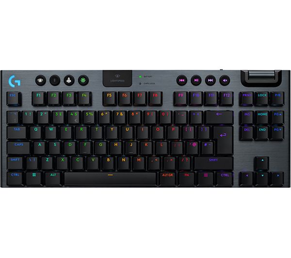 Logitech G915 X Lightspeed Tkl Wireless Mechanical Gaming Keyboard Tactile Black