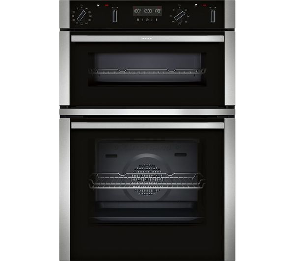 Neff N50 U2ach7an7b Electric Double Pyrolytic Smart Oven Stainless Steel