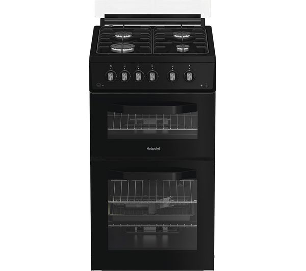 Hotpoint Hdg5gcb 50 Cm Gas Cooker Black