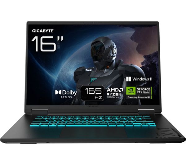 GIGABYTE A16 16" Gaming Laptop - AMD Ryzen 7, RTX 5070, 1 TB SSD