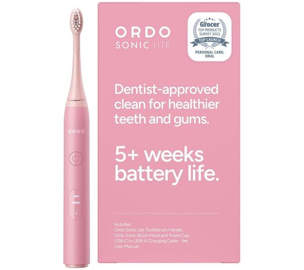 An image of ORDO Sonic Lite Electric Toothbrush - Petal