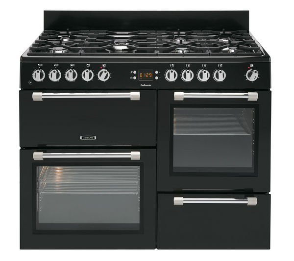 Image of LEISURE Cookmaster CK110F232K Dual Fuel Range Cooker - Black
