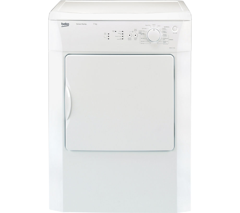 Beko Tumble Dryer DRVS73W Vented  – White, White