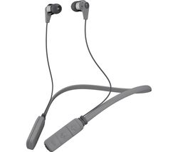 Ink'd Wireless Bluetooth Headphones - Grey & Chrome from Currys