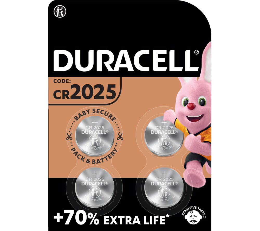 DL2025/CR2025/ECR2025 Batteries - Pack of 4
