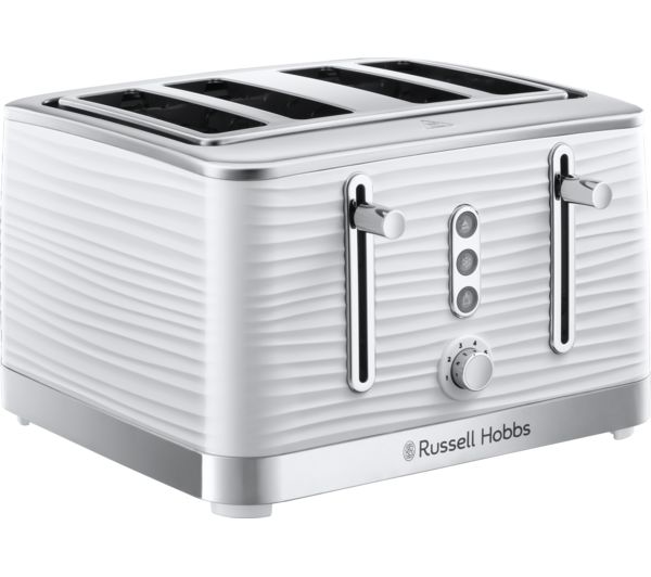 Image of RUSSELL HOBBS Inspire 24380 4-Slice Toaster - White