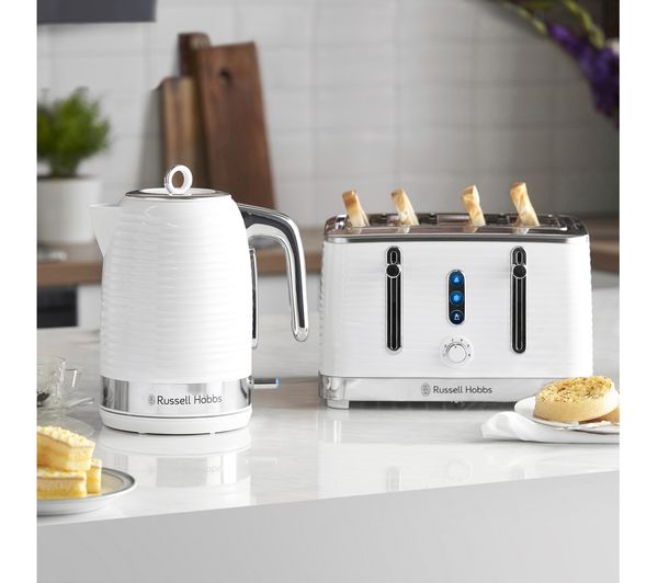 currys white kettle and toaster