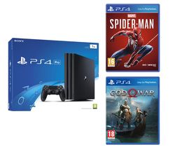 SONY PlayStation 4 Pro, Marvel's Spider-Man & God Of War Bundle