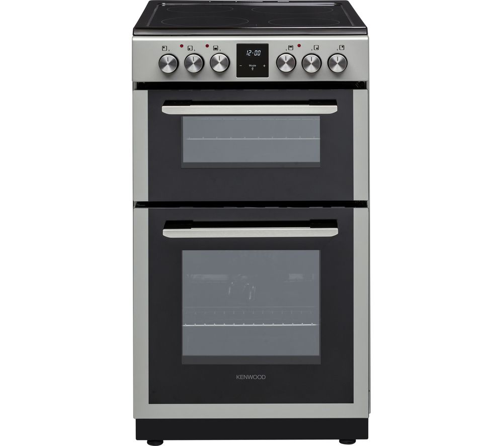 silver and black electric cooker