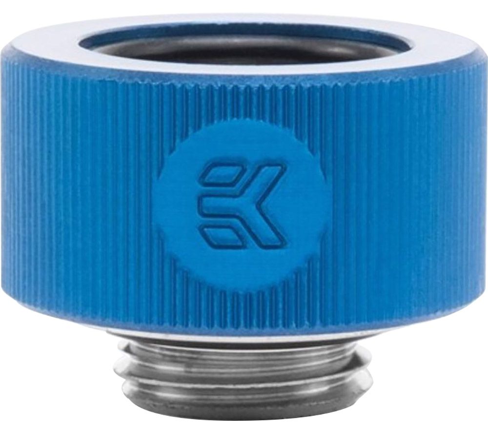 EK COOLING EK-HDC Hard Tube Fitting - 16 mm, Blue, Blue