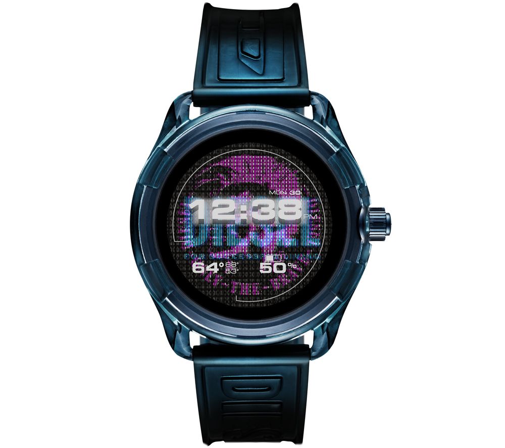 DIESEL Fadelite DZT2020 Smartwatch - Blue, Plastic Strap, 43 mm