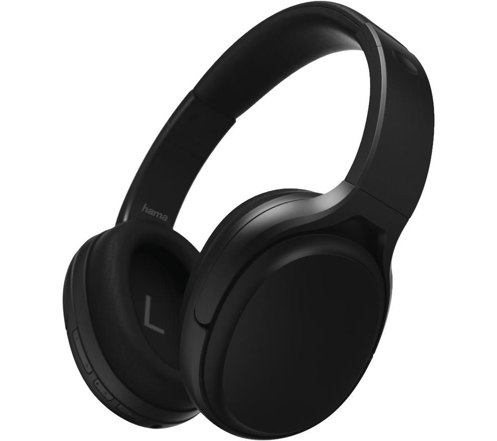HAMA 00184025 Tour Wireless Bluetooth Noise-Cancelling Headphones - Black, Black