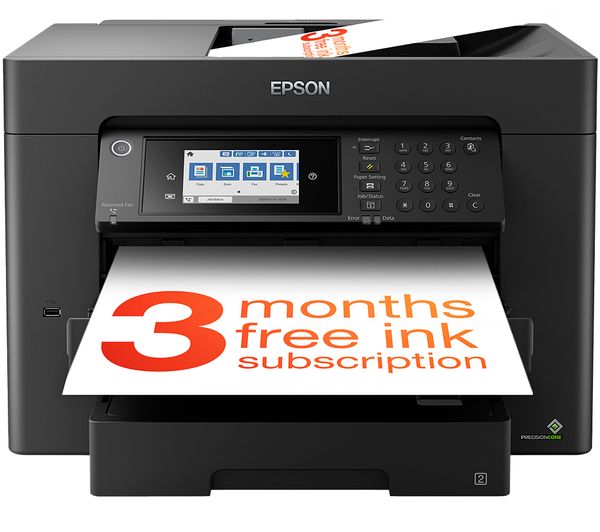 Epson Workforce Wf 7840dtwf All In One Wireless A3 Inkjet Printer With Fax