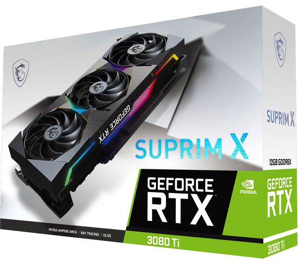【美品】 MSI GeForce RTX 3080ti 12GB SUPRIM MSI GeForce RTX 3080 SUPRIM X 12G LHR GDDR6X 12 GB NVIDIA Chipset