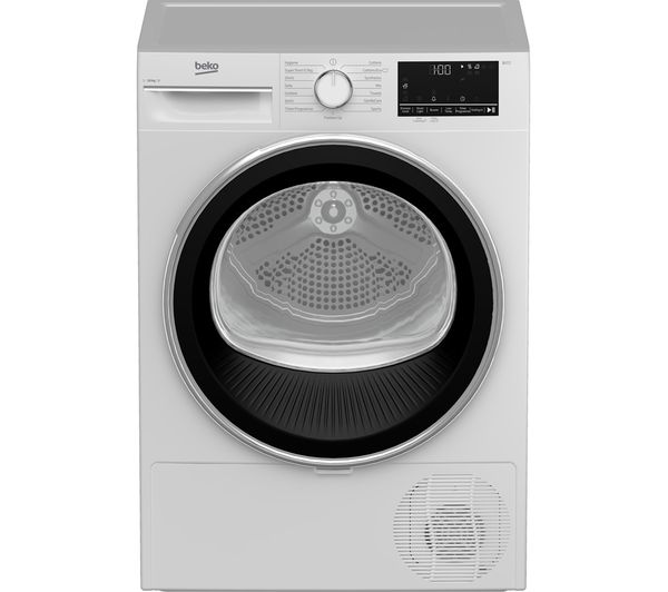 Image of BEKO Pro B3T41011DW 10 kg Condenser Tumble Dryer - White