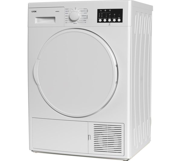 - LOGIK LHP8W22 8 kg Heat Pump Tumble Dryer - White - Currys Business