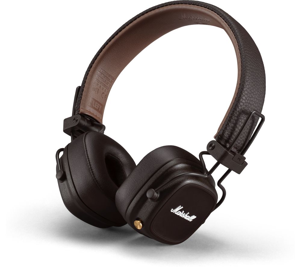 Major IV Wireless Bluetooth Headphones - Brown