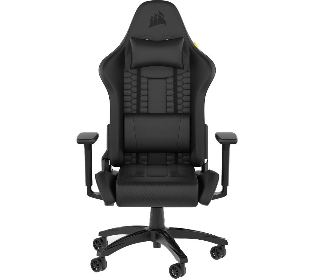 TC100 RELAXED Gaming Chair - Faux Leather, Black