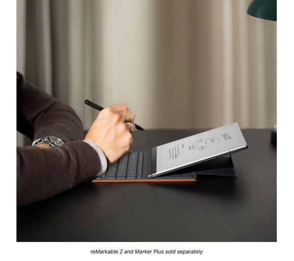 Remarkable 2 - 10.3 Paper Tablet With Marker Plus And Premium Leather Book Folio - Black - Big
