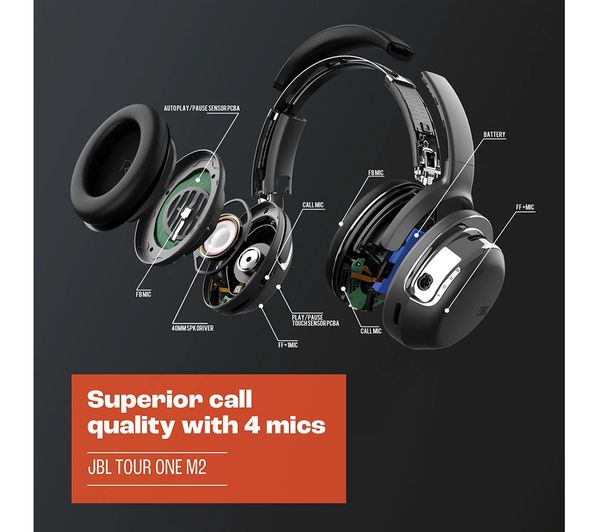 JBL Tour One M2 Wireless Bluetooth Noise-Cancelling Headphones