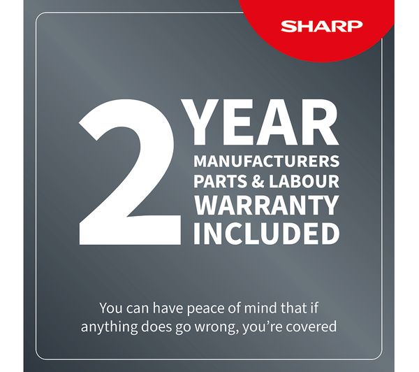 QWNS1CF49EB EN SHARP QWNS1CF49EBEN Slimline Dishwasher Black