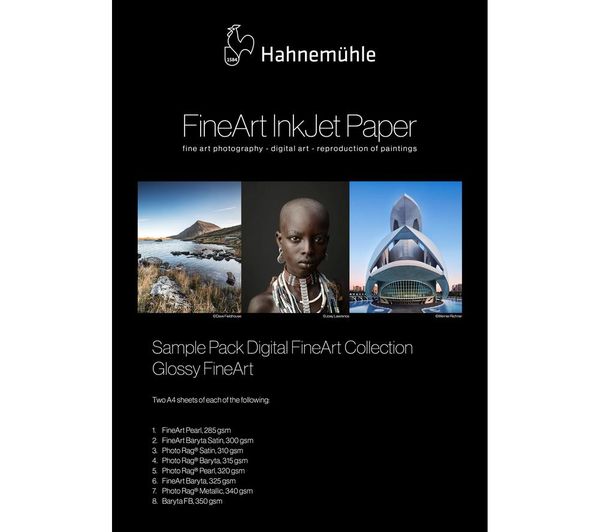 Hahnemuehle Digital Fineart A4 Glossy Photo Paper 16 Sheets