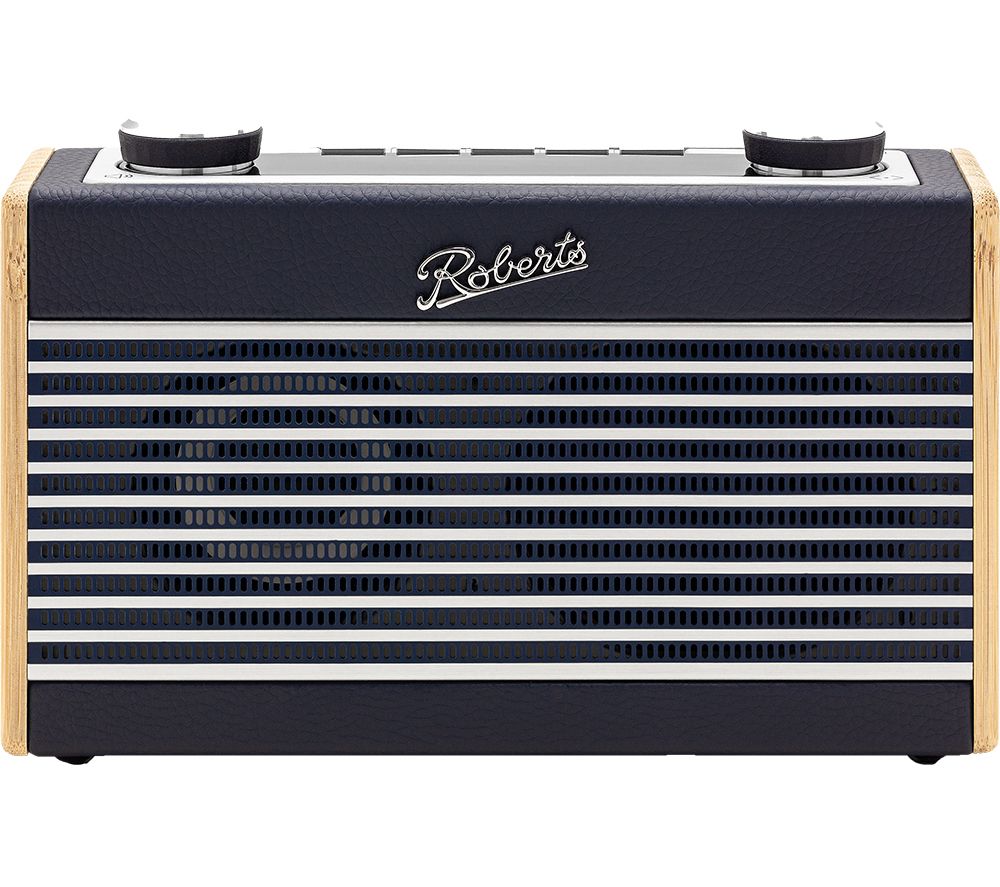 Rambler Uno Portable DAB+/FM Retro Bluetooth Radio - Navy Blue