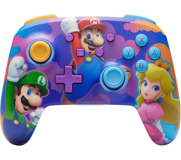 Powera Enhanced Wireless Controller For Nintendo Switch Colour Splash Heroes