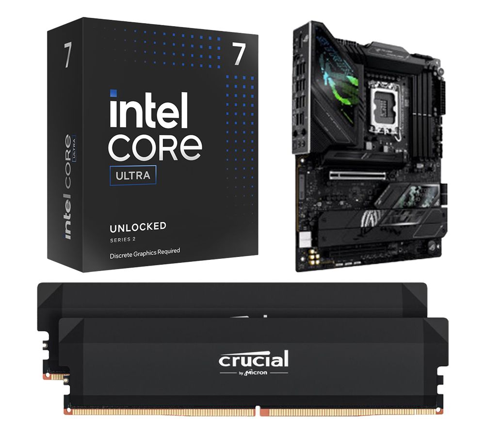 Core™ Ultra 7 265K Unlocked Processor, Pro Overclocking 32 GB 6000 MHz DDR5 Memory Kit & PRIME Z890-P LGA1851 Motherboard Bundle